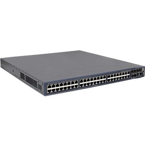 HPE 5500 HI 5500-48G-POE+-4SFP HI 48 Ports Manageable Layer 3 Switch - Gigabit Ethernet, 10 Gigabit Ethernet - 10/100/1000Base-T, 1000Base-X, 10GBase-X - Refurbished