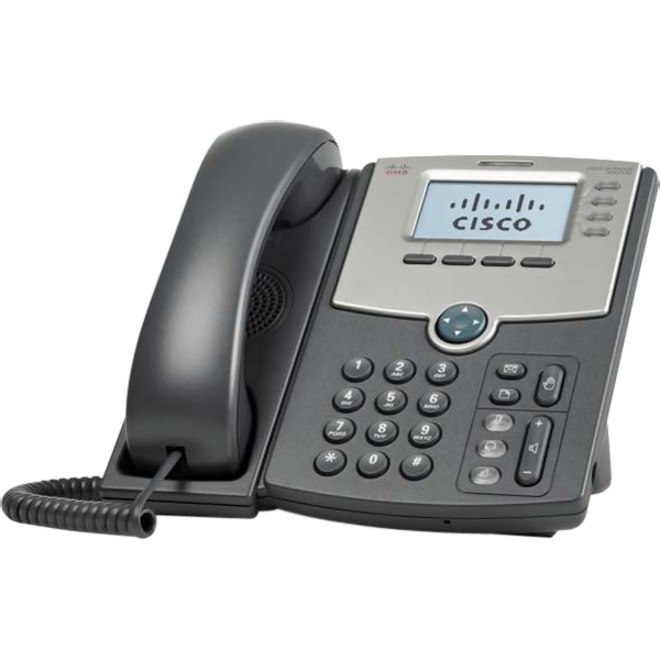 Cisco SPA514G IP Phone - Corded - Dark Gray, Silver