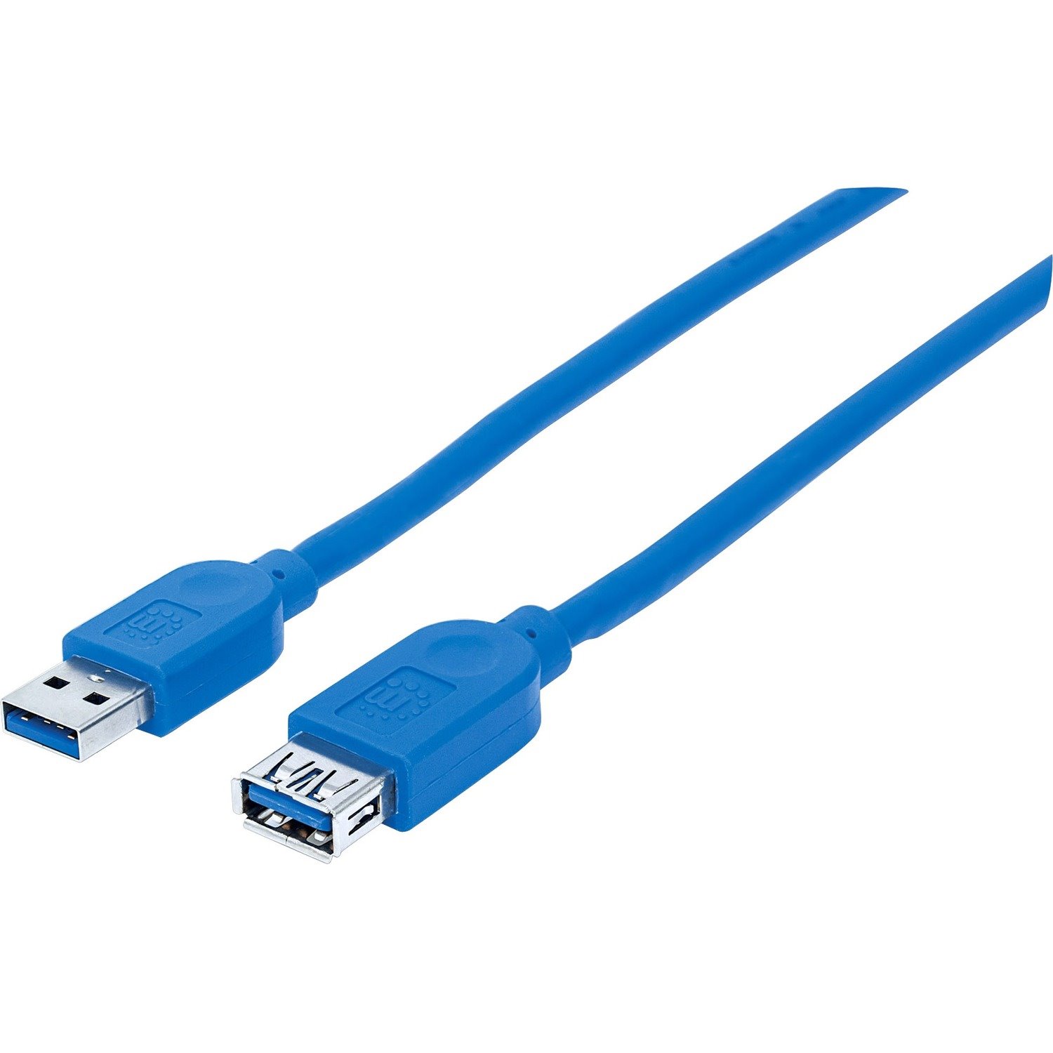 Manhattan SuperSpeed USB 3.0 A Male to A Female Extension Cable - 5 Gbps - Blue - 3 ft.