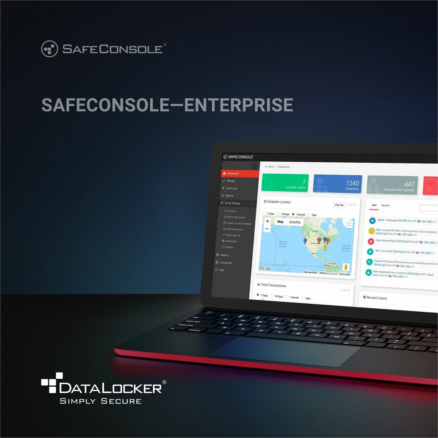 DataLocker SafeConsole Enterprise Server - License - 1 Year