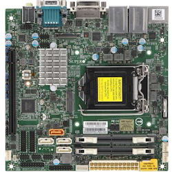 Supermicro X11SCV-L Desktop Motherboard - Intel H310 Chipset - Socket H4 LGA-1151 - Mini ITX