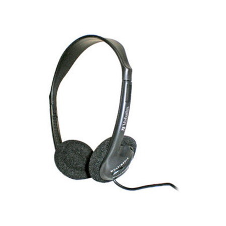 Verbatim Wired Over-the-head Binaural Stereo Headphone