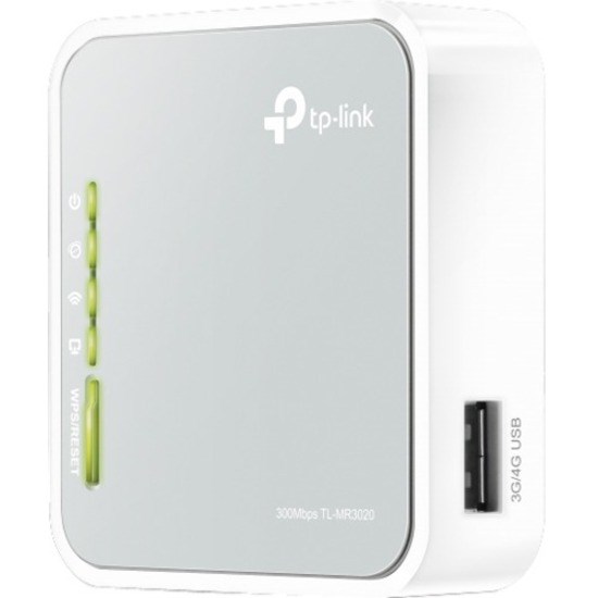 TP-Link TL-MR3020 Wi-Fi 4 IEEE 802.11b/g/n Ethernet, Cellular Wireless Router