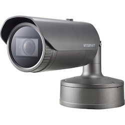 Wisenet XNO-8080R 5 Megapixel Network Camera - Color - Bullet - Dark Gray
