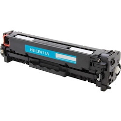 eReplacements CE411A-ER Remanufactured Cyan Toner for HP CE411A, 305A