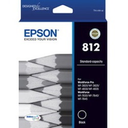 Epson DURABrite Ultra 812 Original Standard Yield Inkjet Ink Cartridge - Black Pack