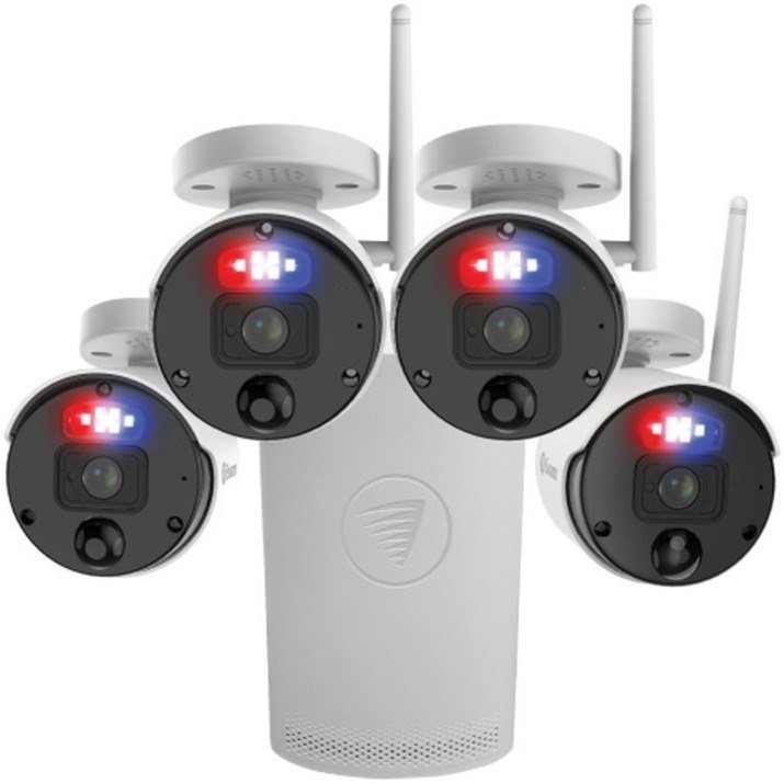 Swann SecureAlert 8 Megapixel 4 Channel Night Vision Wired, Wireless Video Surveillance System 1 TB HDD