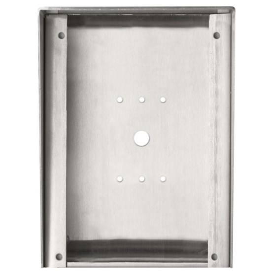 Aiphone SBX-DVF Mounting Box for Door Station - Polished Stainless Steel