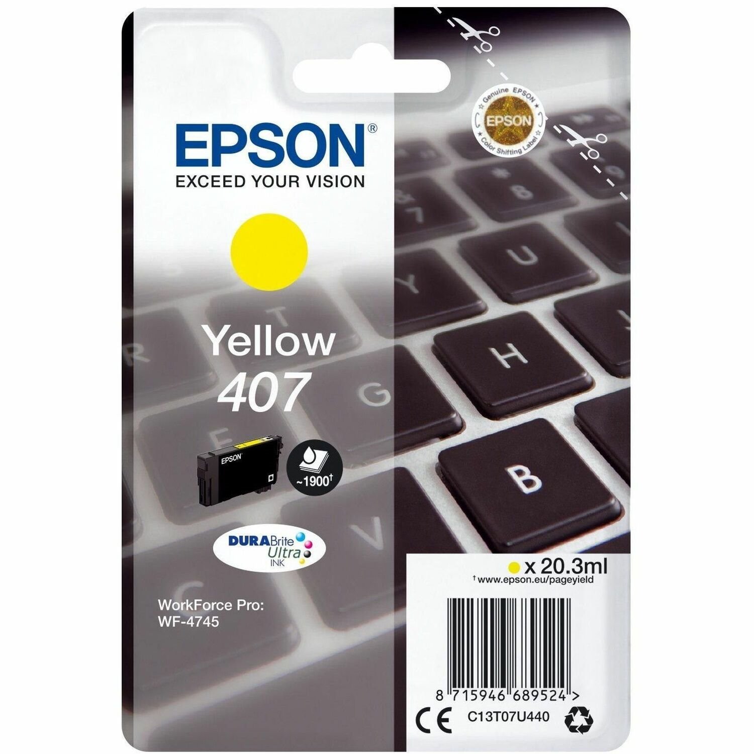 Epson Original Inkjet Ink Cartridge - Yellow Pack