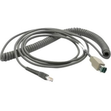 Zebra 4.57 m Powered USB Data Transfer/Power Cable for Barcode Scanner