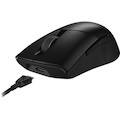 Asus ROG Keris Wireless AimPoint Gaming Mouse - Bluetooth/Radio Frequency - USB 2.0 Type A - Optical - 5 Programmable Button(s) - Black - 1 Pack