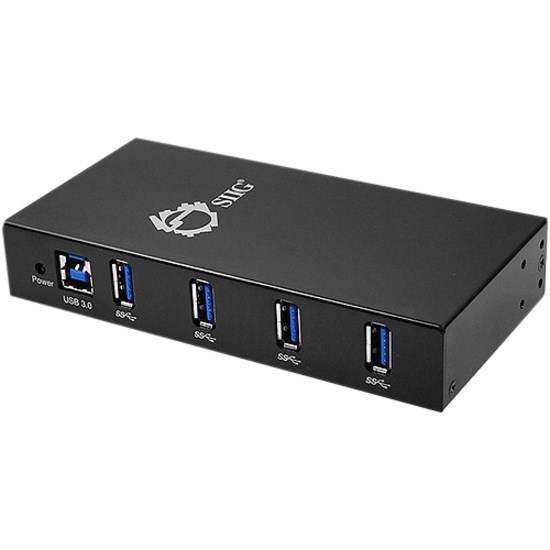 SIIG 4-Port Industrial USB 3.0 Hub with 15KV ESD Protection
