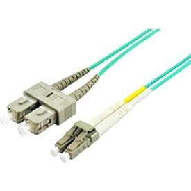 3mtr LC-SC Multi-Mode Duplex Fibre Patch Cable LSZH 50/125 OM4
