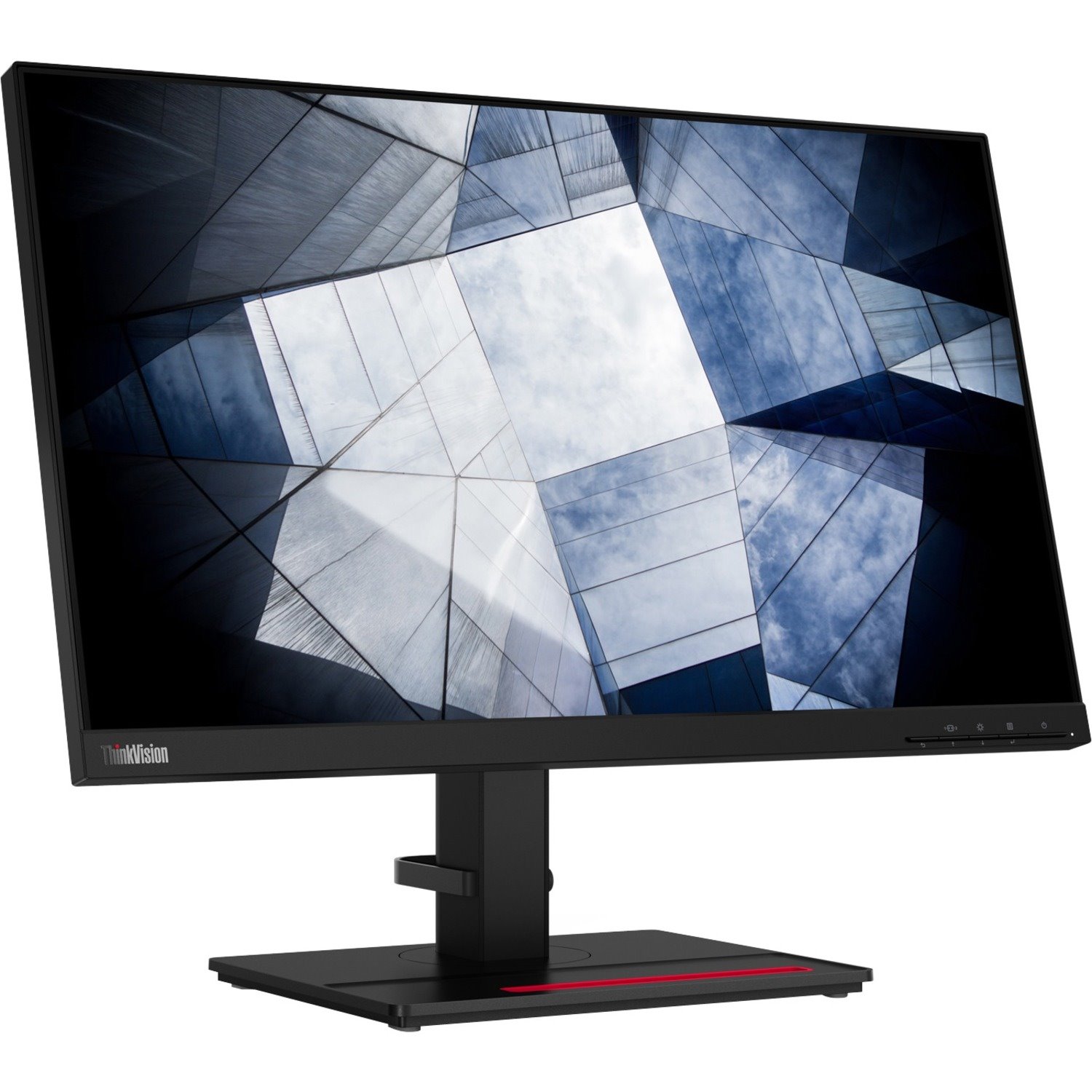 Lenovo ThinkVision P24h-20 24" Class WQHD LCD Monitor - 16:9 - Raven Black