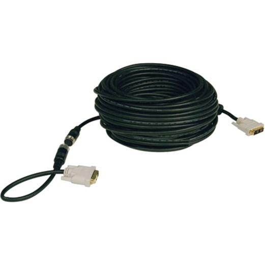 Tripp Lite by Eaton 100ft DVI Single Link Digital TMDS Monitor Easy Pull Cable M/M