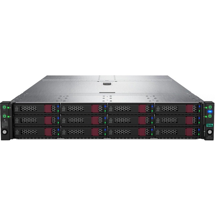 HPE ProLiant DL360 G10 1U Blade Server - 2 x Intel Xeon Gold 6226R 2.90 GHz - 384 GB RAM - 77.28 TB SSD - (10 x 7.68TB, 2 x 240GB) SSD Configuration - Serial ATA Controller