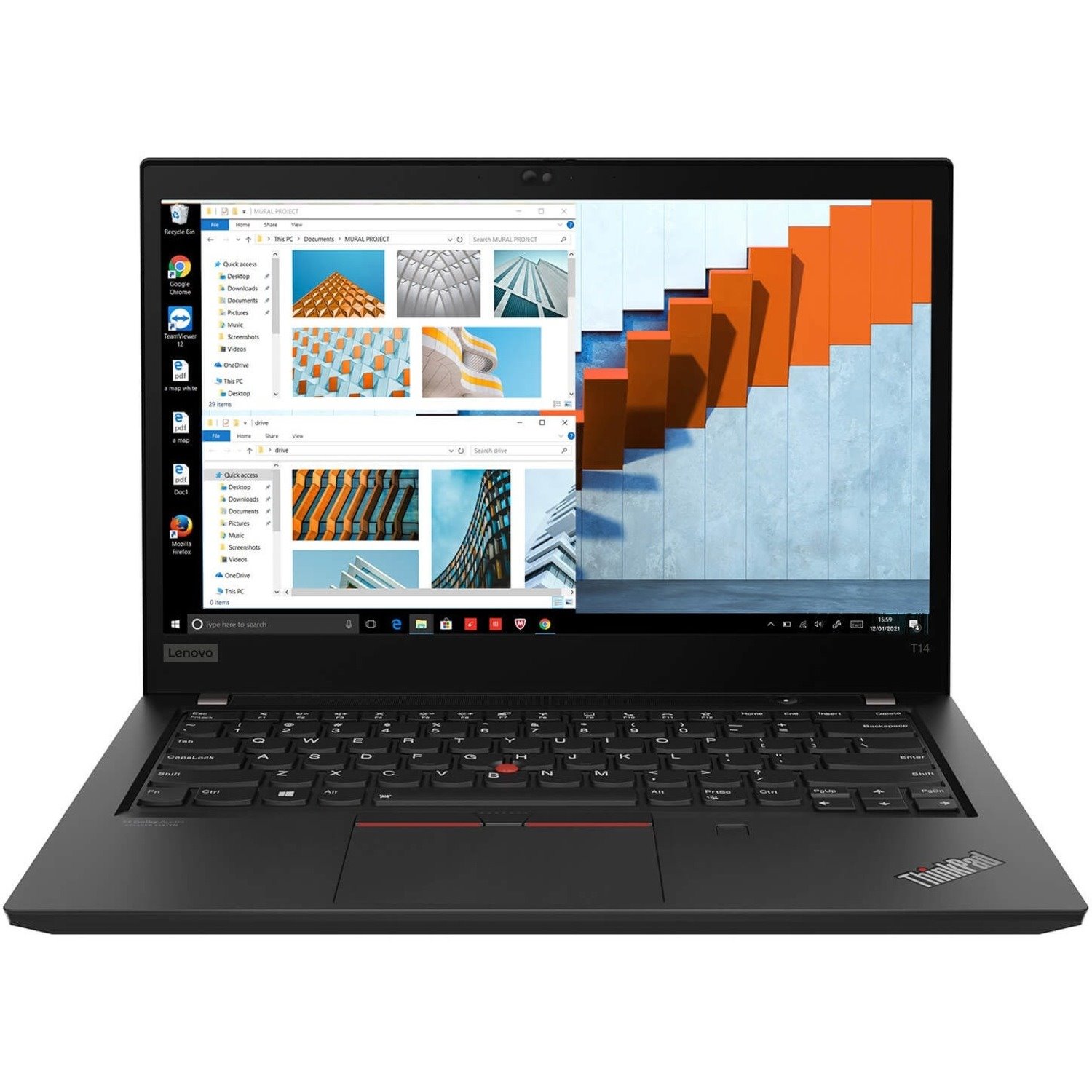 Lenovo ThinkPad T14 Gen 2 20W00117US 14" Notebook - Full HD - 1920 x 1080 - Intel Core i5 11th Gen i5-1135G7 Quad-core (4 Core) 2.40 GHz - 16 GB Total RAM - 512 GB SSD - Black
