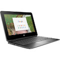 HP Chromebook x360 11 G1 EE 11.6" Touchscreen Convertible 2 in 1 Chromebook - 1366 x 768 - Intel Celeron N3450 Quad-core (4 Core) 1.10 GHz - 4 GB Total RAM - 32 GB Flash Memory