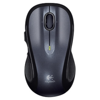 Logitech M510 Mouse - Radio Frequency - USB - Laser - 5 Button(s) - Black