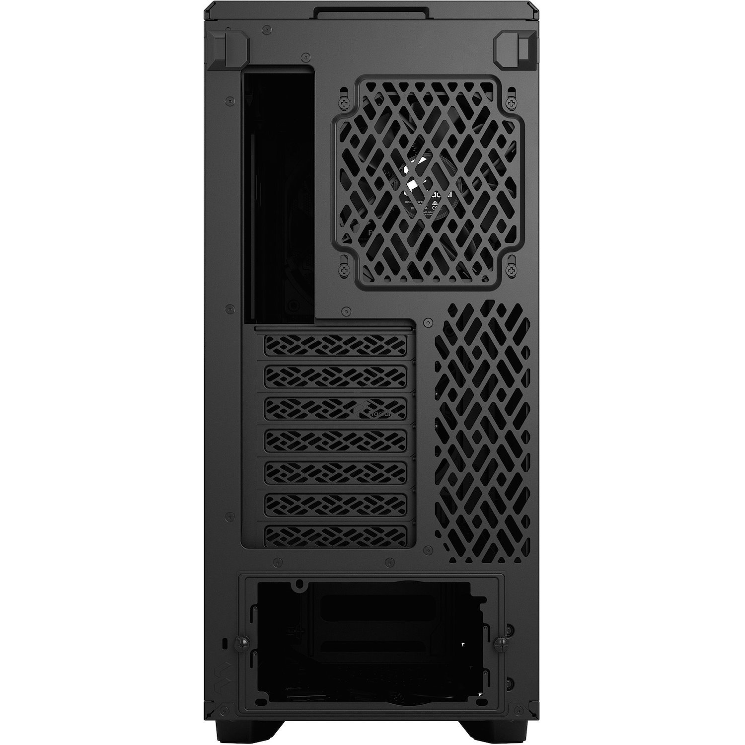 Fractal Design Meshify 2 Compact Computer Case - ATX Motherboard Supported - Mid-tower - Tempered Glass, Steel, Mesh - Black