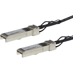 StarTech.com MSA Uncoded Compatible 2m 10G SFP+ to SFP+ Direct Attach Cable - 10 GbE SFP+ Copper DAC 10 Gbps Low Power Passive Twinax
