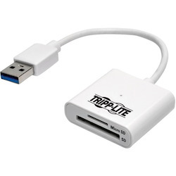 Tripp Lite USB 3.0 SuperSpeed SD / Micro SD Memory Card Media Reader 6in.
