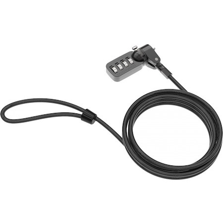 Compulocks T-bar Security Combination Cable Lock Black