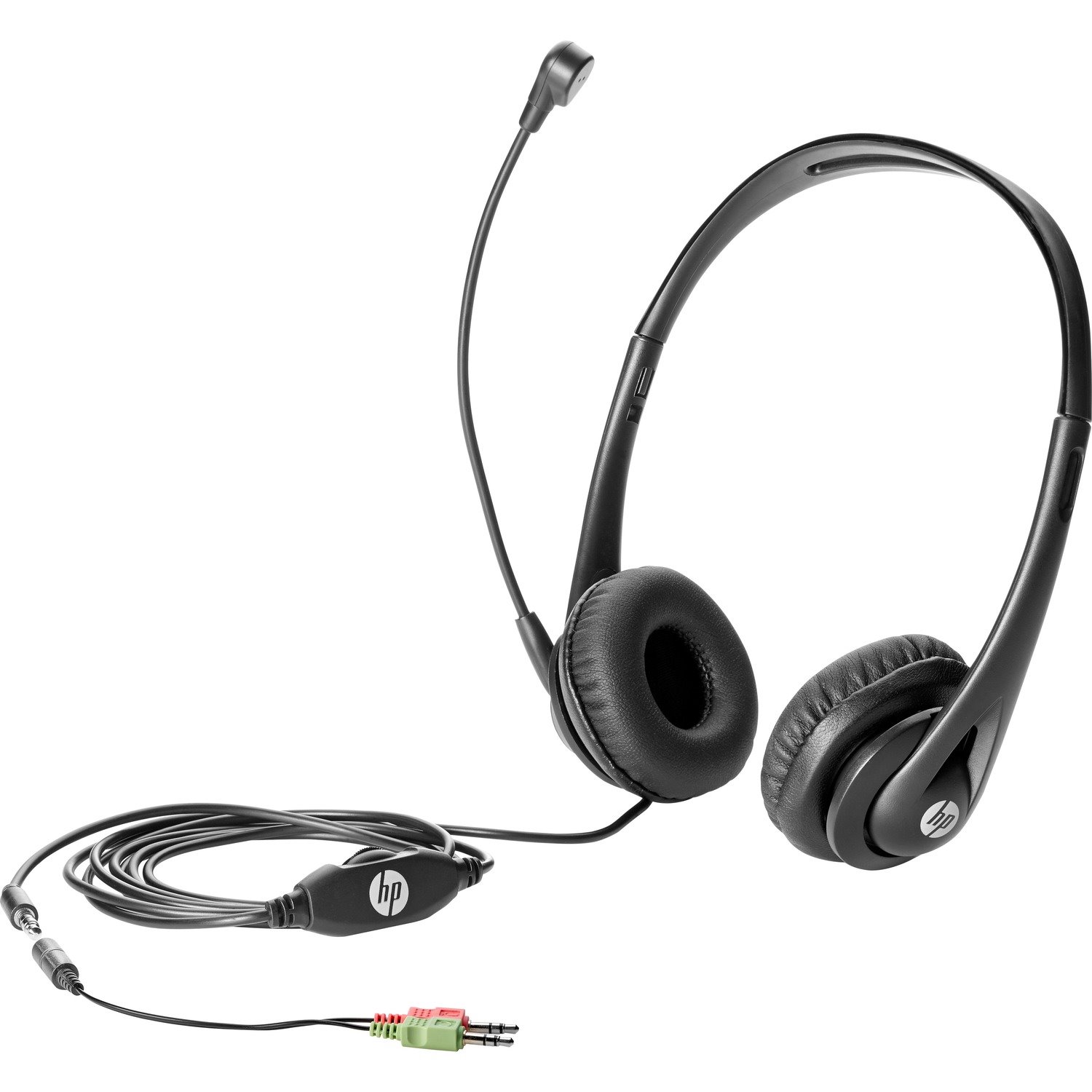 HP Business v2 Wired Over-the-head Stereo Headset - Black