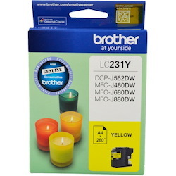 Brother LC231YS Original High Yield Inkjet Ink Cartridge - Yellow Pack