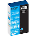 Epson DURABrite Pro 748 Original Standard Yield Inkjet Ink Cartridge - Cyan - 1 Each