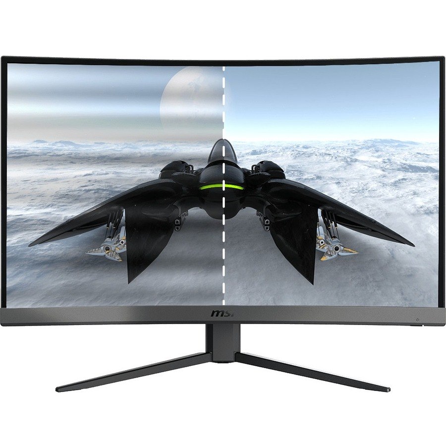 MSI Optix G32CQ4 E2 32" Class WQHD Curved Screen Gaming LCD Monitor - 16:9 - Metallic Black