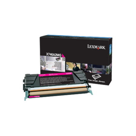 Lexmark Standard Yield Laser Toner Cartridge - Magenta - 1 Pack