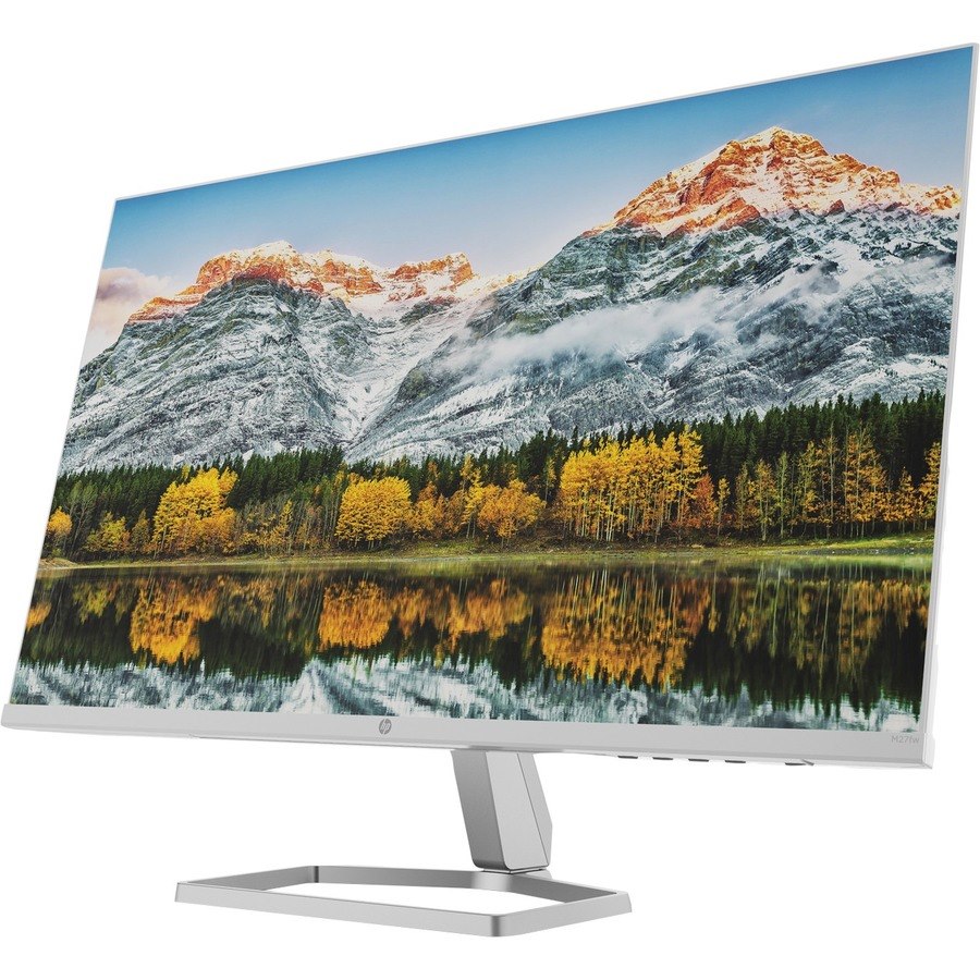 HP M27fw 27" Class Full HD LCD Monitor - 16:9 - White, Silver