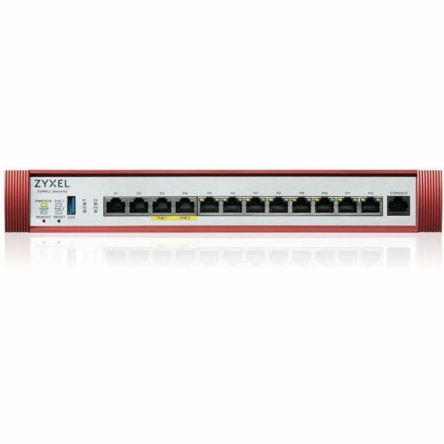 ZYXEL ZyWALL USG FLEX 500H Network Security/Firewall Appliance - 1 Year Security Bundle