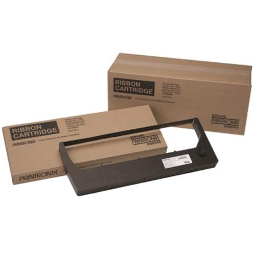 Printronix 255048-401 Line Matrix Ribbon Cartridge - Black - 4 / Pack