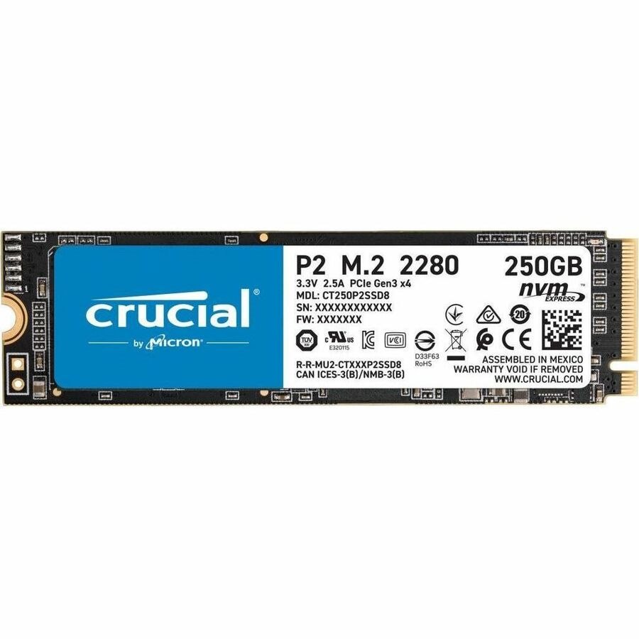 Crucial P2 250G 3D Nand Nvme