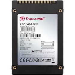Transcend PSD330 64 GB Solid State Drive - 2.5" Internal - IDE
