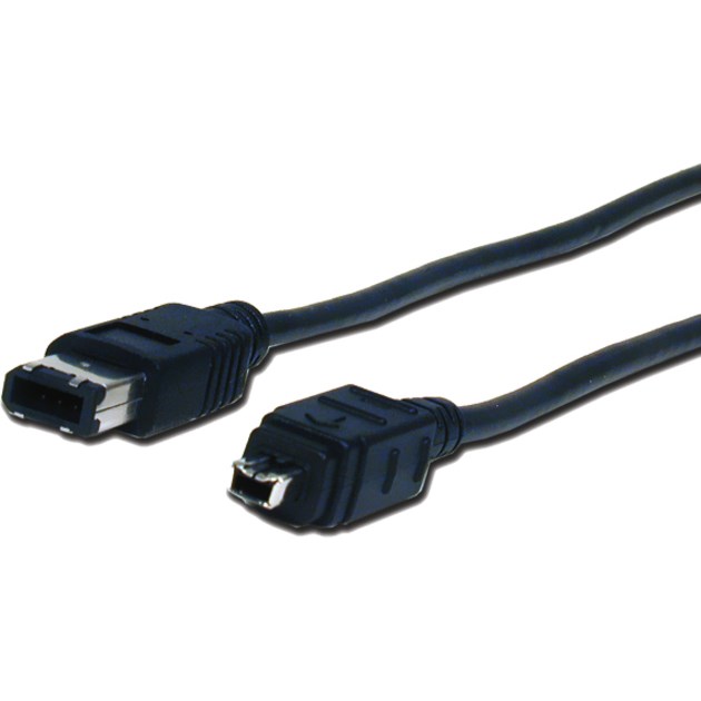 Comprehensive Standard Series IEEE 1394 Firewire 6 pin plug to 4 pin plug cable 3ft