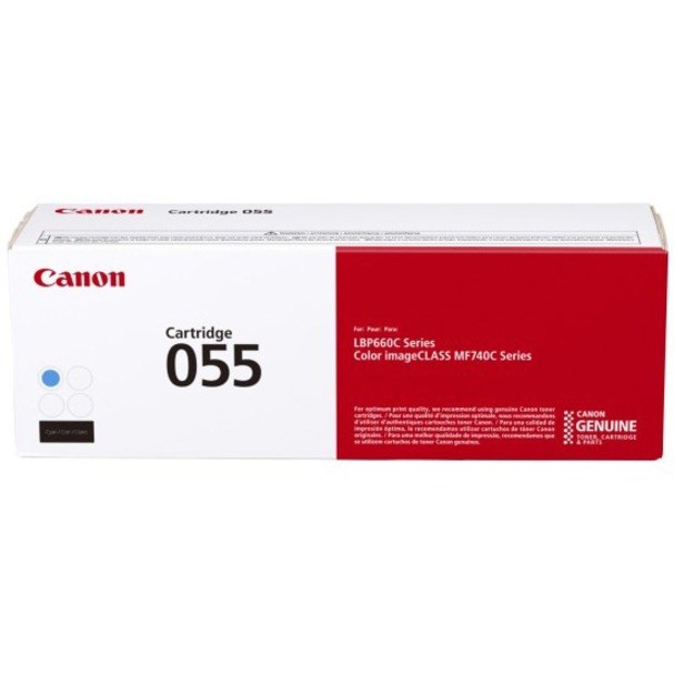 Canon 055 Original Laser Toner Cartridge - Cyan - 1 Pack