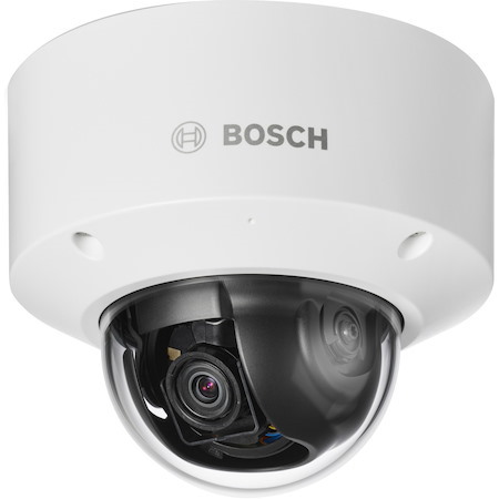 Bosch FLEXIDOME IP 2 Megapixel Indoor Full HD Network Camera - Color, Monochrome - Dome - White