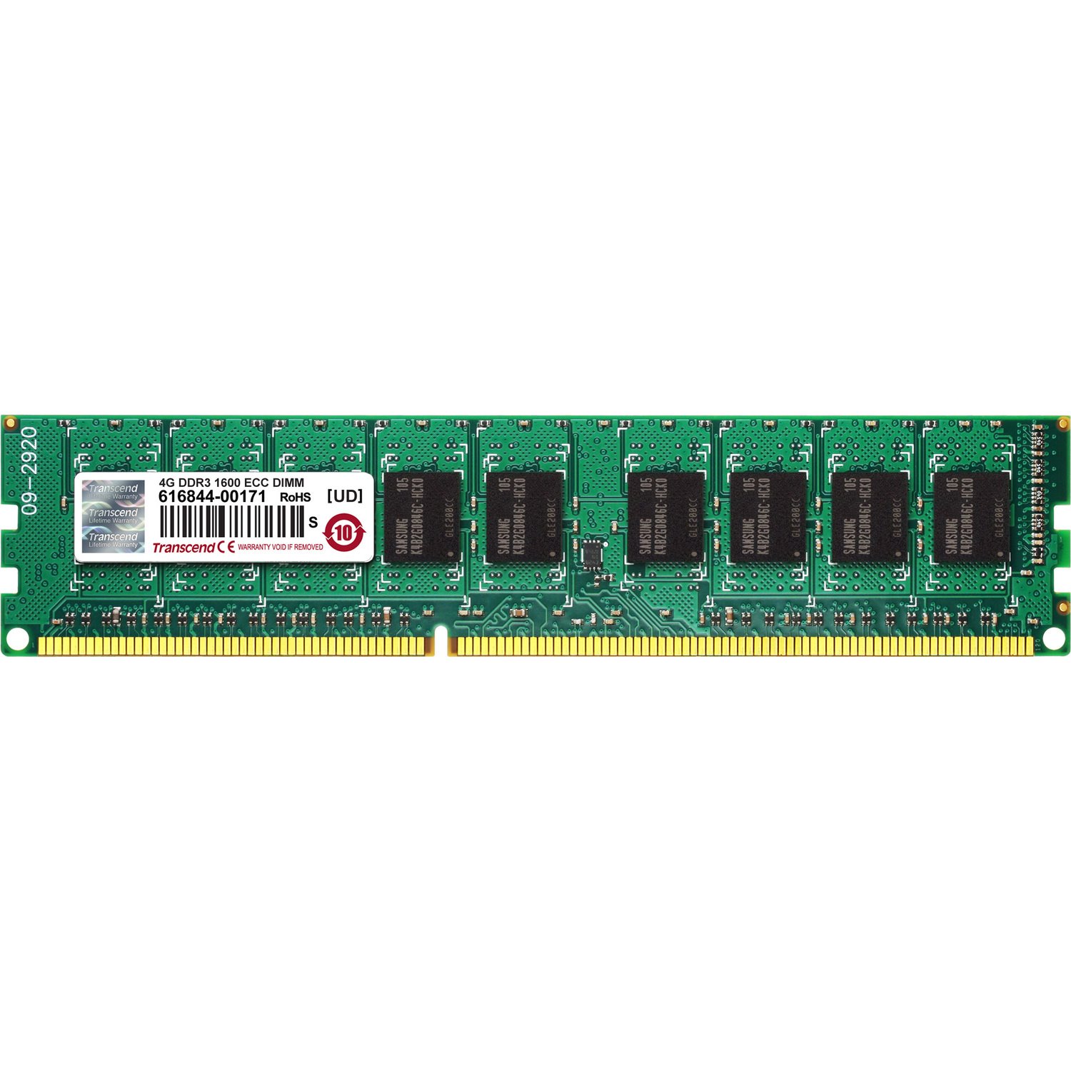 Transcend 4GB DDR3 1600 ECC-DIMM CL11 2Rx8