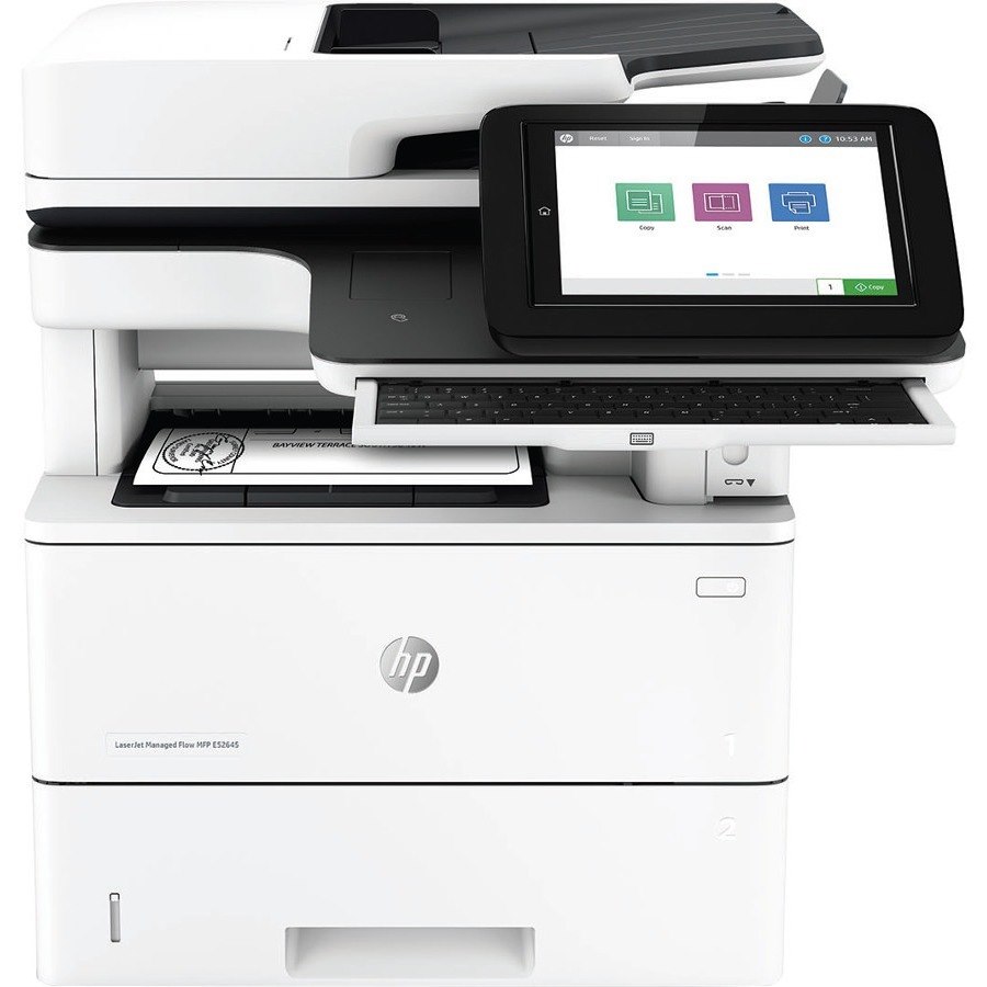 HP LaserJet Managed E52645dn Laser Multifunction Printer - Monochrome