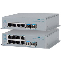 Omnitron Systems OmniConverter Unmanaged Gigabit, SM SC SF, RJ-45, Ethernet Fiber Switch