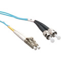Axiom LC/ST Multimode Duplex OM4 50/125 Fiber Optic Cable 50m