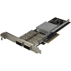 StarTech.com Dual Port 40G QSFP+ Network Card - Intel XL710 Open QSFP+ Converged Adapter PCIe 40 Gigabit Fiber Ethernet Server 40GbE NIC
