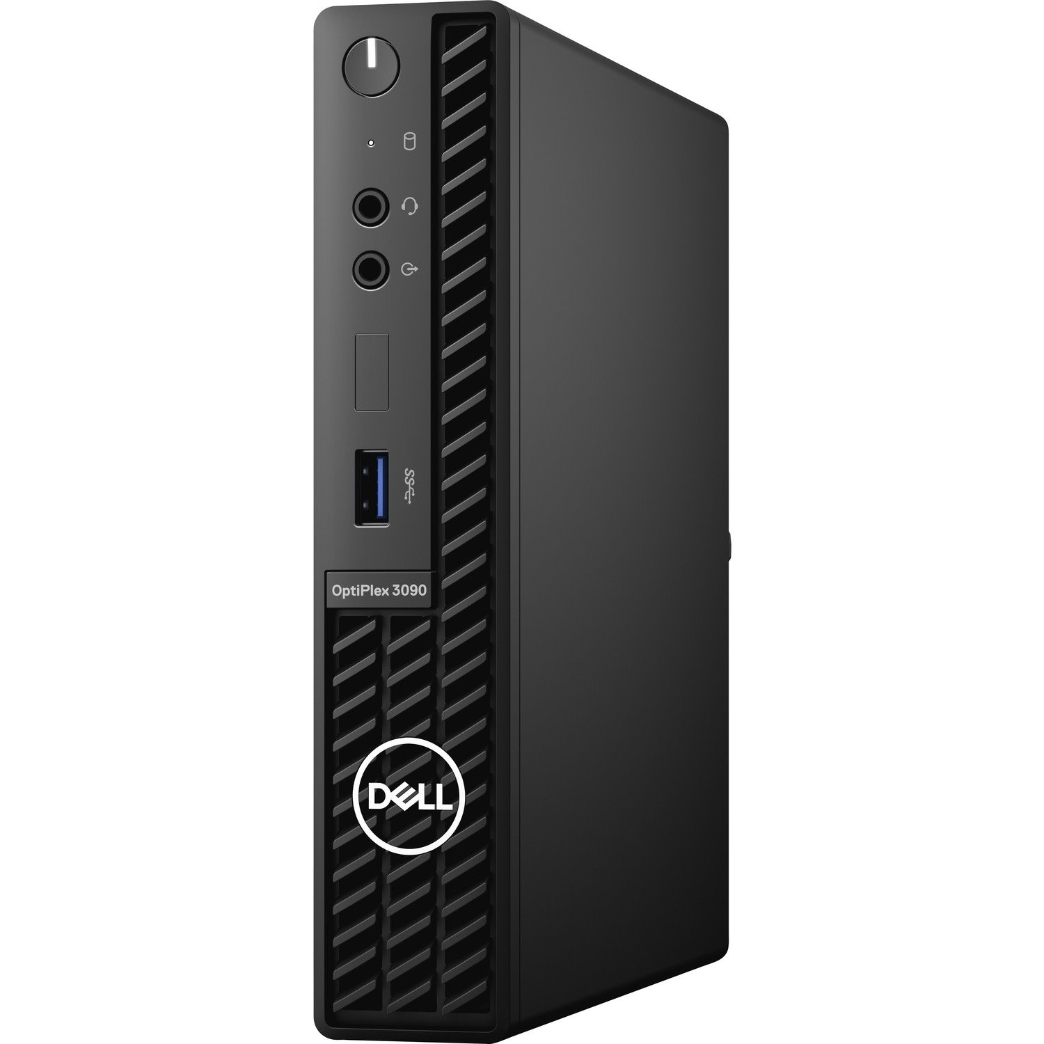 Dell OptiPlex 3000 3090 Desktop Computer - Intel Core i5 10th Gen i5-10500T - 16 GB - 256 GB SSD - Micro PC - Black