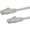 StarTech.com 50cm CAT6 Ethernet Cable - White Snagless Gigabit - 100W PoE UTP 650MHz Category 6 Patch Cord UL Certified Wiring/TIA