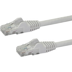 StarTech.com 5ft CAT6 Ethernet Cable - White Snagless Gigabit - 100W PoE UTP 650MHz Category 6 Patch Cord UL Certified Wiring/TIA
