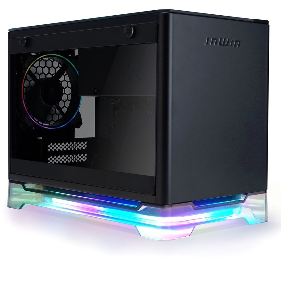 In Win A1 PLUS Computer Case - Mini ITX Motherboard Supported - Mini-tower - SECC, Tempered Glass - Black