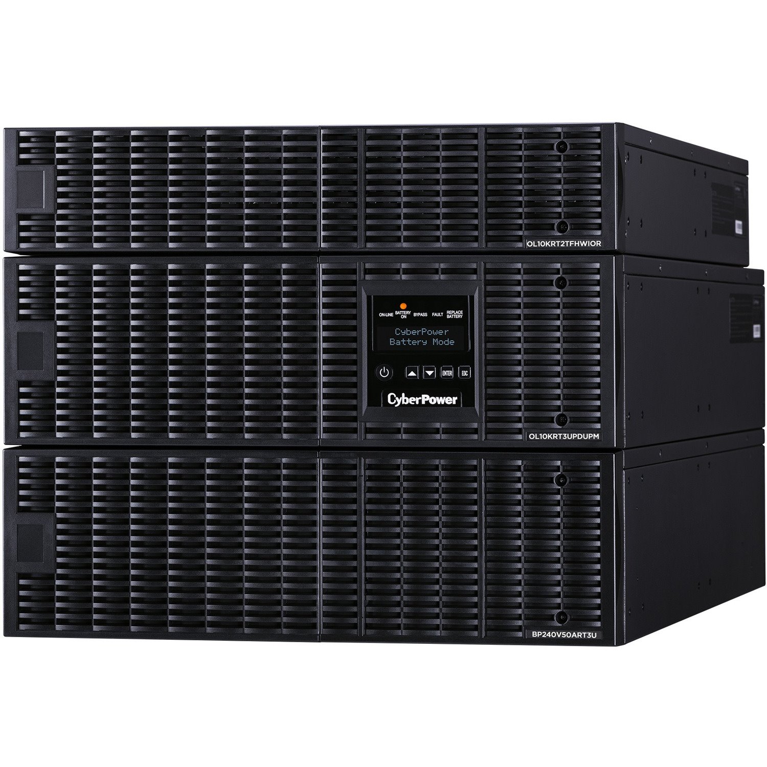 CyberPower OL10000RT3UPDUTF 10KVA Online UPS TF 8U Maintenance Bypass HW 120/208V RT 3YR WTY